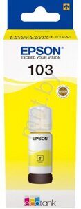 Чернилами Epson 103 с желтыми чернилами (C13T00S44A)
