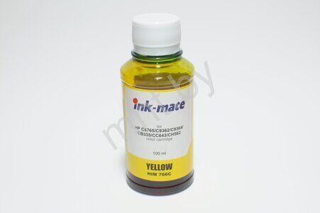 Чернила Ink-Mate для HP Yellow, 100 ml (HIM 766)
