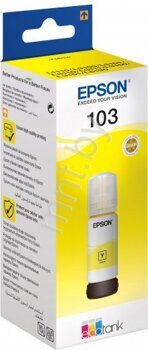 Чернилами Epson 103 с желтыми чернилами (C13T00S44A)